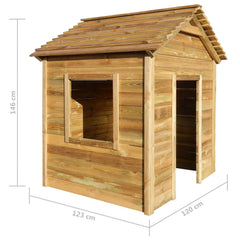 Speelhuis SH2 123x120x146 cm grenenhout