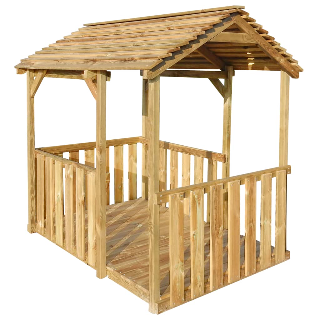 Speelhuis SH1 122,5x160x163 cm grenenhout