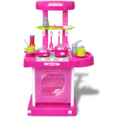 Speelkeuken SK3 roze met licht- en geluidseffecten