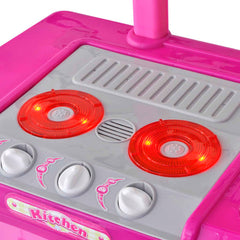 Speelkeuken SK3 roze met licht- en geluidseffecten