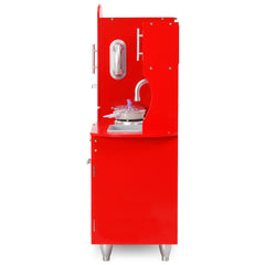 Speelkeuken SK2 84x31x89 cm MDF rood
