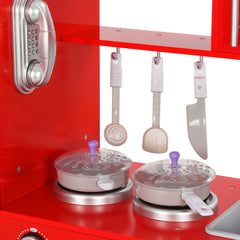 Speelkeuken SK2 84x31x89 cm MDF rood