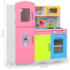 Speelkeuken SK1 80x30x85 cm MDF meerkleurig
