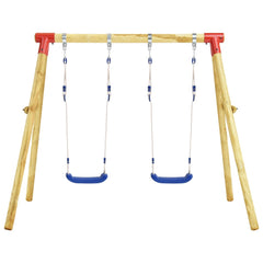 Swing set 230x130x166 cm pinewood