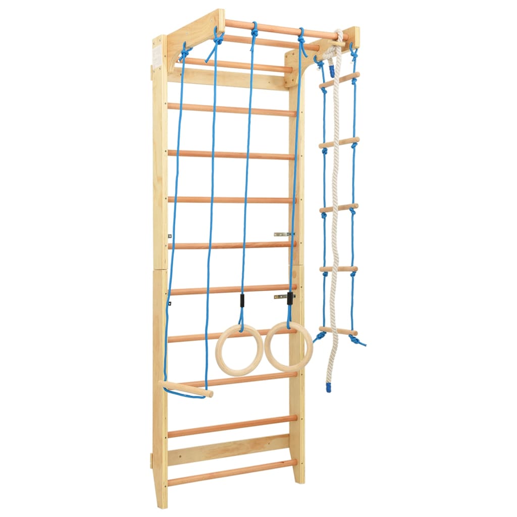 Binnenklimset KS2 met ladders en ringen hout