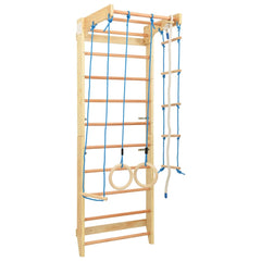 Binnenklimset KS2 met ladders en ringen hout