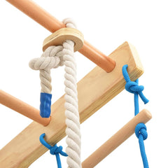 Binnenklimset KS2 met ladders en ringen hout