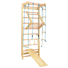 Binnenklimset KS1 met ladders en ringen hout