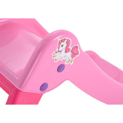 Glijbaan inklapbaar 111 cm roze
