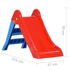 Glijbaan inklapbaar 111 cm meerkleurig