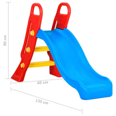 Glijbaan inklapbaar 135 cm meerkleurig