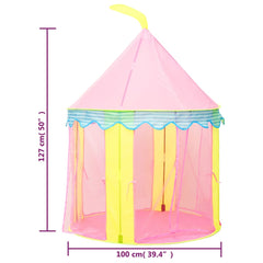 Kinderspeeltent 100x100x127 cm roze